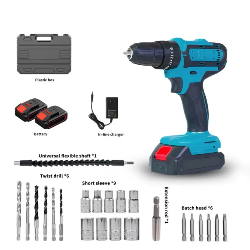 21V 25Н·м Беспроводная Ударная Дрель G10142