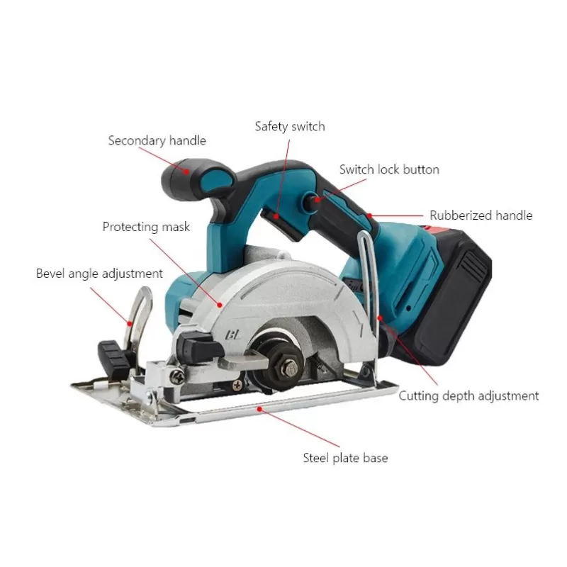 21V 125мм Аккумуляторная Циркулярная Пила G10501